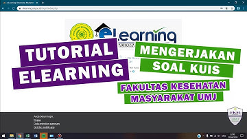 Tutorial E-learning Part 1 - Mengerjakan Soal Kuis