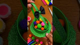 Glitter sheet basket easy craft ideas for kids #shorts #ytshorts #viralshort #kids #trending #craft