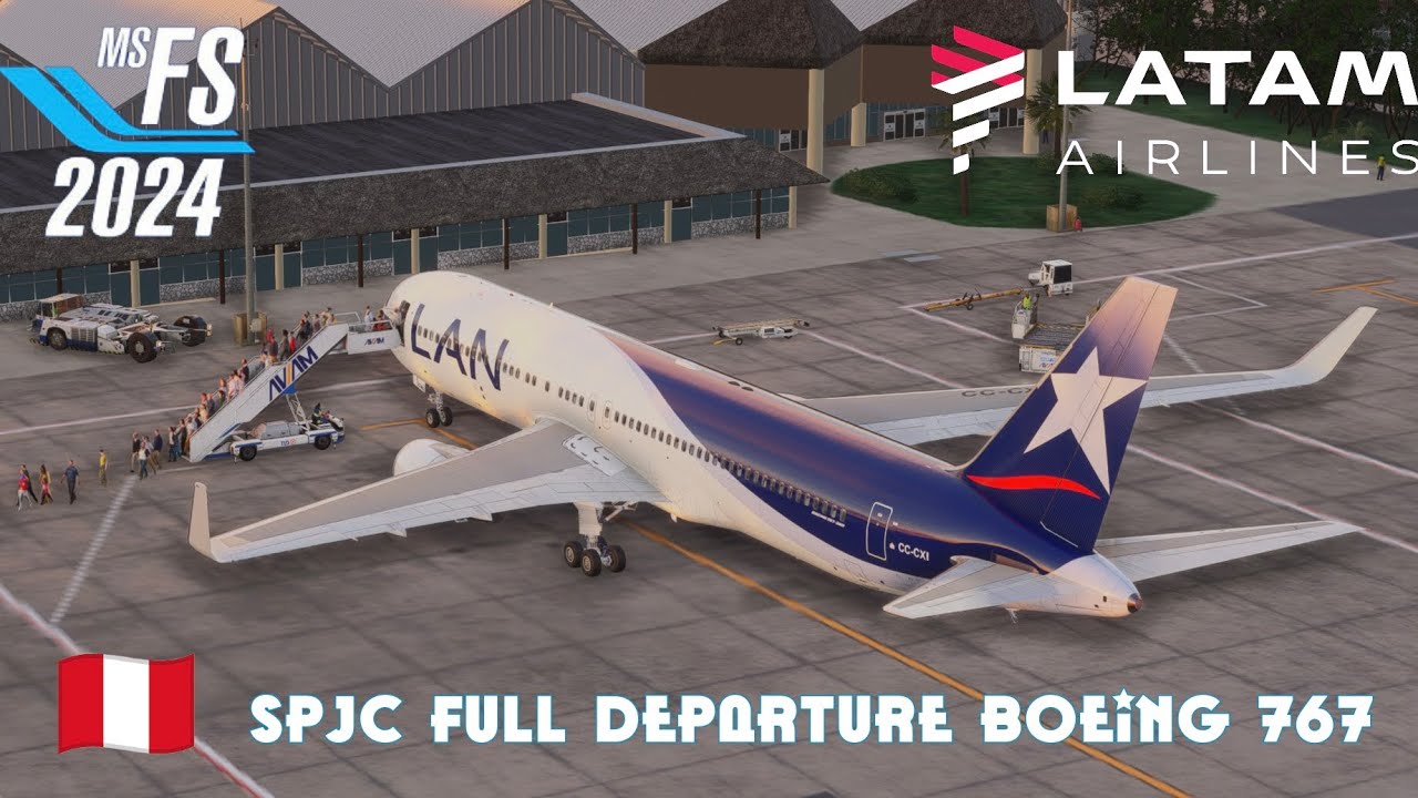 MSFS2024 SPJC LAN 767 full day departure 
