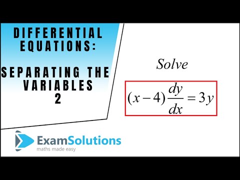Solving a Differential