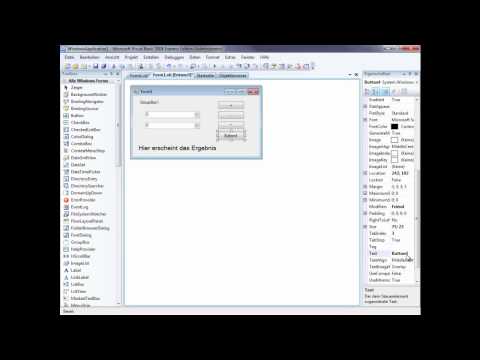 Taschenrechner programmieren mit visual Basic (Deutsch)