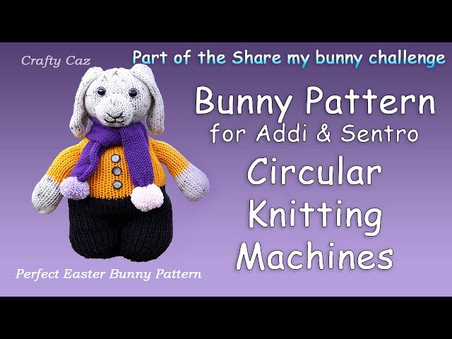 Knitting Machine Pocket Bunny-Addi 22 pin machine 