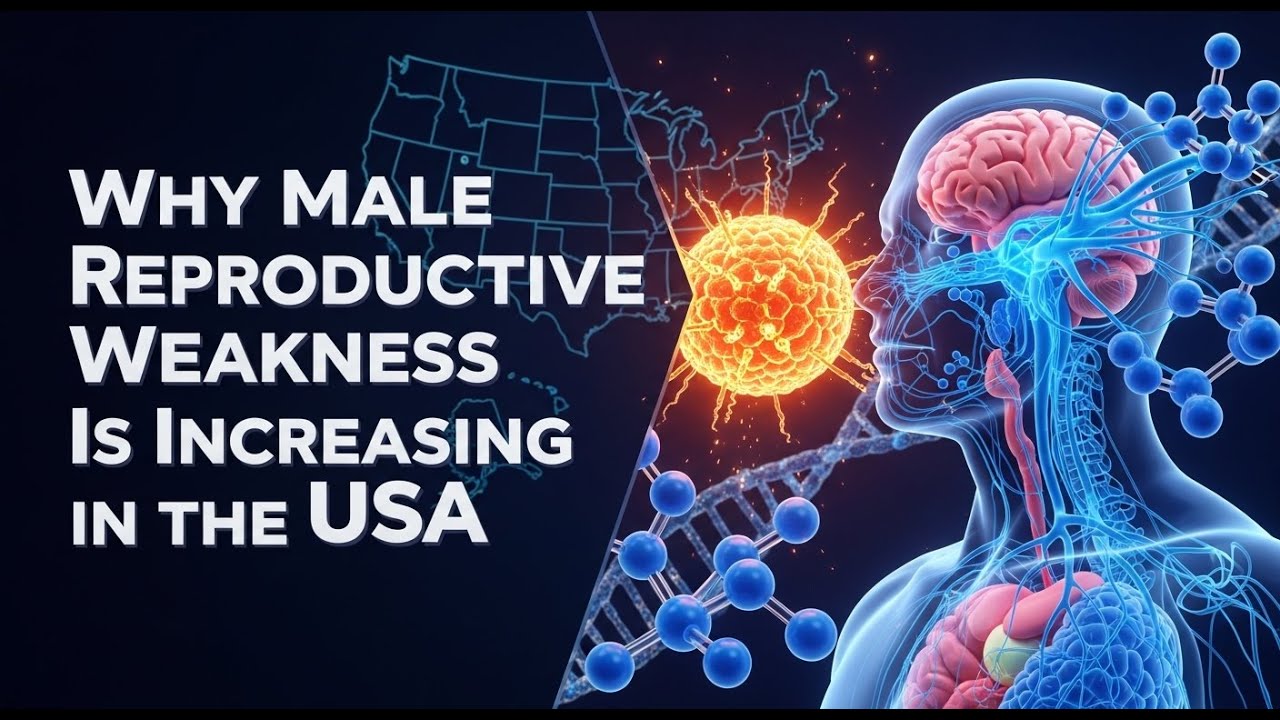 Why Male Reproductive Weakness Is Increasing in the USA | 3D | Male Hormone Decline in Ameri 3D