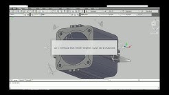 AutoCad, tutorial cara membuat blok sepeda motor 3D di AutoCad - Durasi: 13.02. 