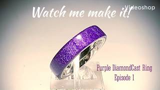 Purple DiamondCast Ring