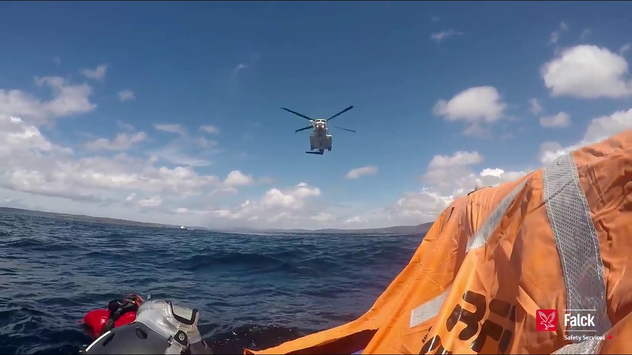 Falck Canada SAR Life Raft Exercise