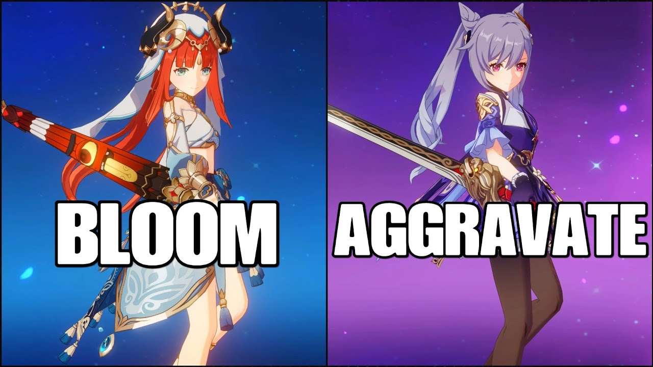 Nilou bloom x Keqing aggravate
