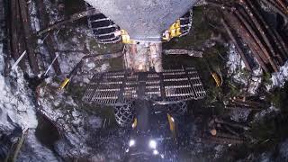 Ponsse Elephant K121 loading, Norway