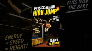 High Jump Secret Revealed 🔥 | Physics Explained in 30s #physics #science #science #physicsshorts