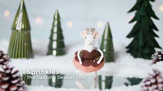 CANVAS Christmas Mice Ornaments