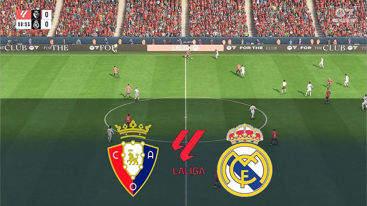 أوساسونا × ريال مدريد | الدوري الإسباني 🔥🇪🇸 | EA Sports FC 26 PS5