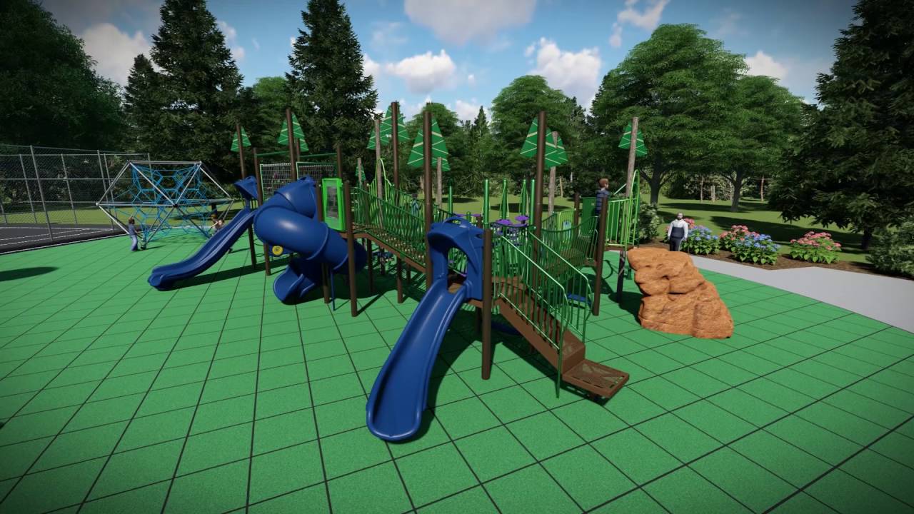 An animation of the Sitka Community Playground project