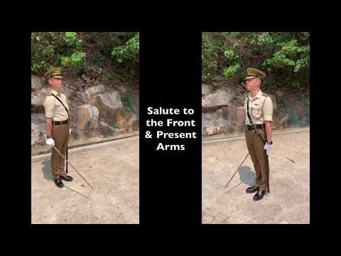 Sword Drill Lesson 3 (Part II) - The Salute at the Halt