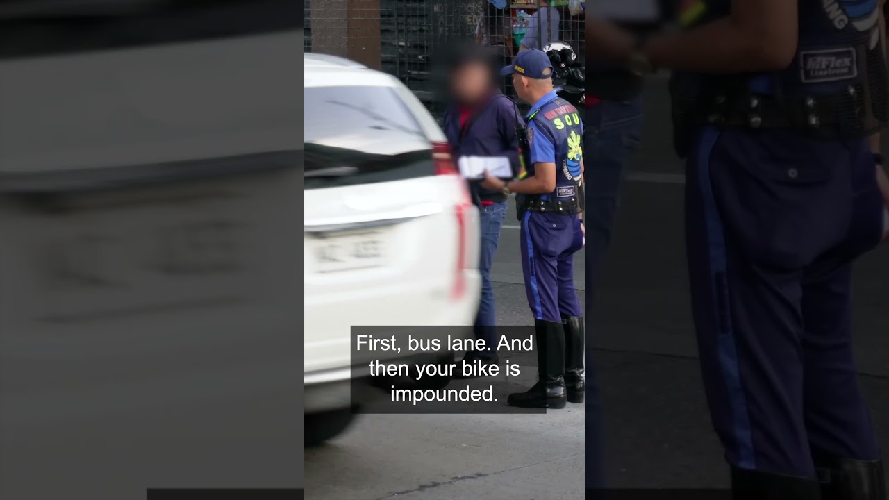 EDSA bus lane violation turns into impounding..