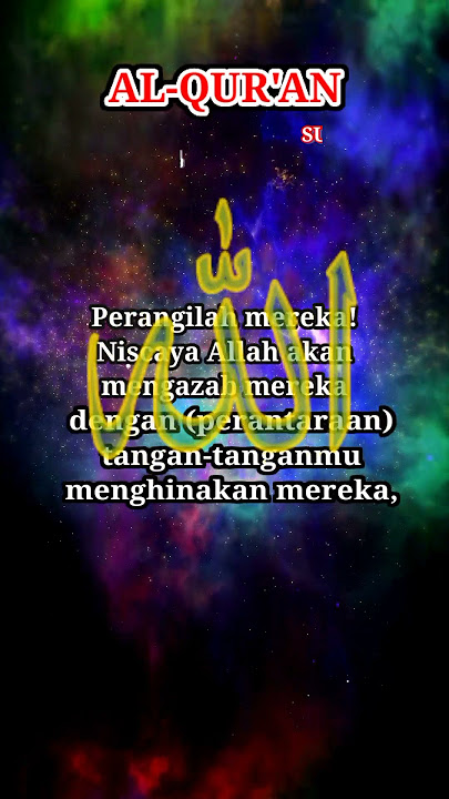 Terjemahan Surat AT TAUBAH (Pengampunan) Ayat 14 , Teks dan Voice Audio