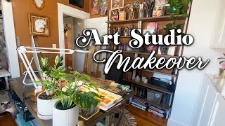 Art Vlog: Revamping my ART STUDIO! 🌟 Studio makeover + Tour