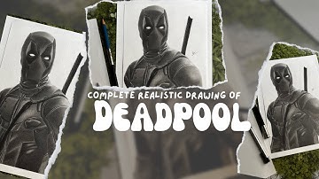 Drawing Deadpool - time lapse!