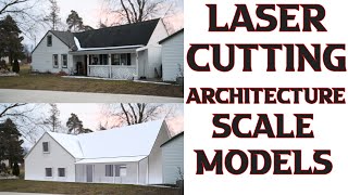 Cut Architecture Scale Model Design Lightburn Co2 Laser Cutter