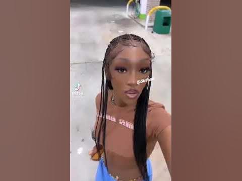  ZIGZAG CORNROWS BRAIDSWIG INSTALL - YouTube