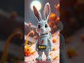 🚀 खरगोश और स्पेस गाजर | Moral Story in Hindi | Short Animation 🐇✨ #shorts