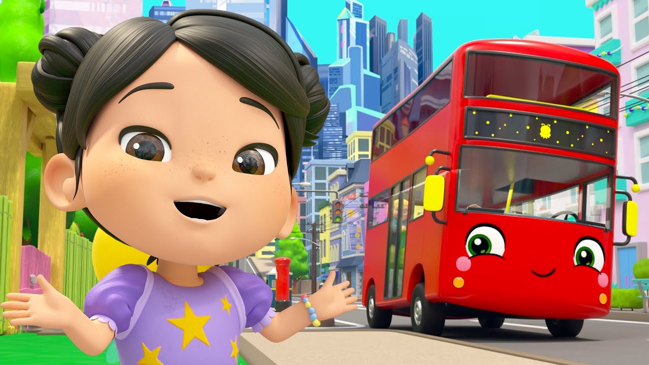 Wheels On The Bus Lellobee City Farm Nursery Rhymes & Kids Songs