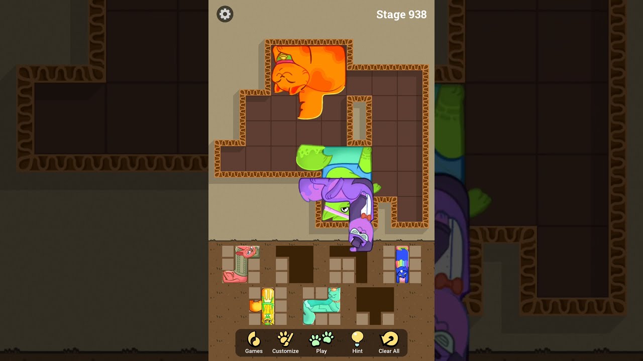 Puzzle Cats Stage 938 Gameplay Walkthrough Android Shorts