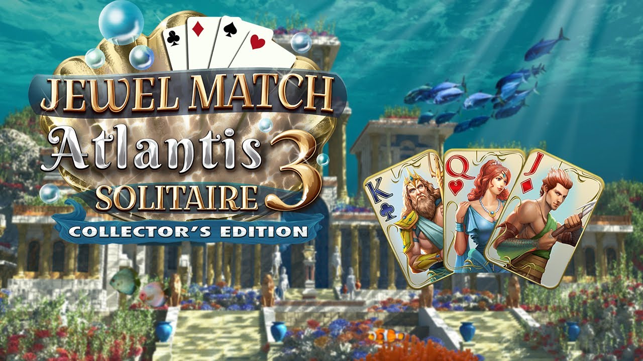Jewel Match Atlantis Solitaire 3 Collector's Edition - WildTangent Games
