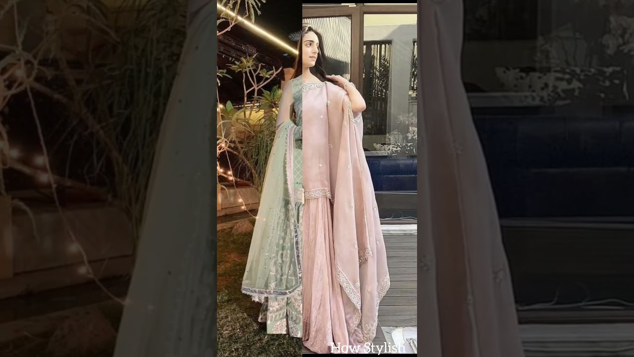 Top Sharara Looks 🦋 | Best Sharara Look For Wedding | How Stylish