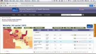 Community Profiles Dashboard Video Tutorial, Part 1