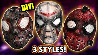 Making A Spider-Man X JASON MASK--DIY--3 STYLES!!