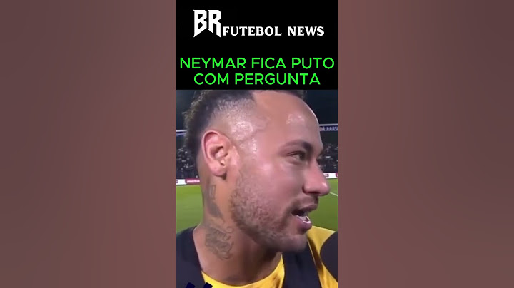 Neymar fica put0 com pergunta sobre renovação