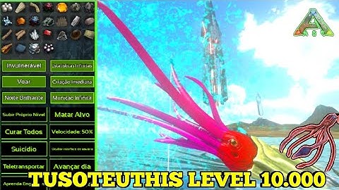 Ark mobile ||Taming Tusoteuthis Level 10,000(Tuso Level 10,000