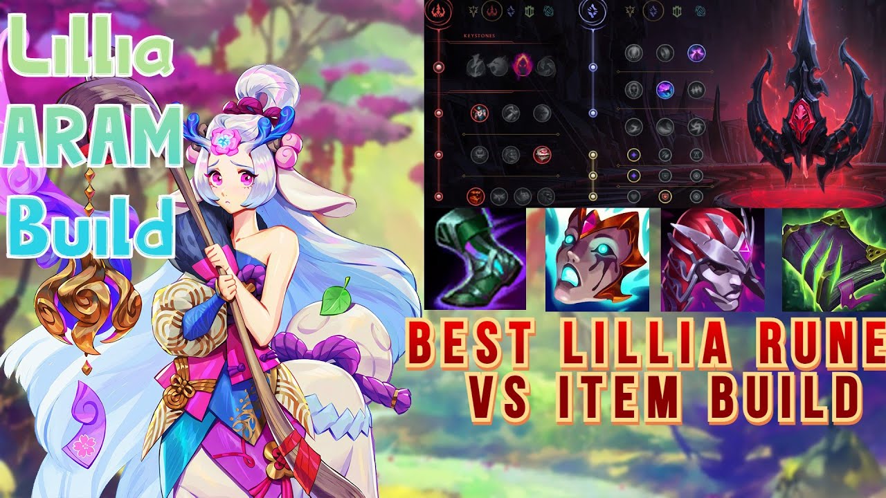 LOL - League Of Legends - Lillia ARAM Build Guide, Runes, Items 12.20 NA,  LoL 