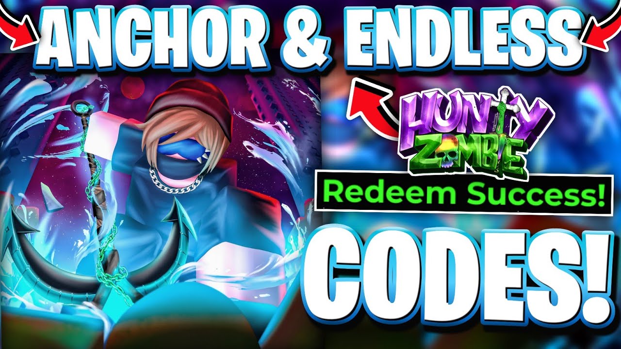 ⚓[UPD 4] All ANCHOR & ENDLESS UPDATE 4 CODES FOR HUNTY ZOMBIE | ROBLOX HUNTY ZOMBIE CODES