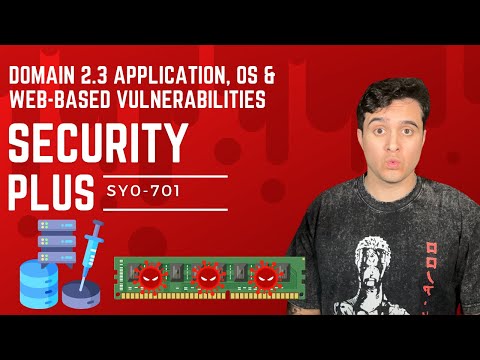 Security+ Domain 2.3 Applications OS & Web-based Attacks - SY0-701 FULL COURSE