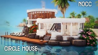 Modern Circle House No Cc The Sims 4 Stop Motion
