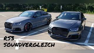 Audi RS3 Soundvergleich // OPF vs Non OPF