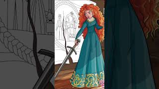 Brave Coloring Page #music #rock #disney #happycolor #music #aerosmith