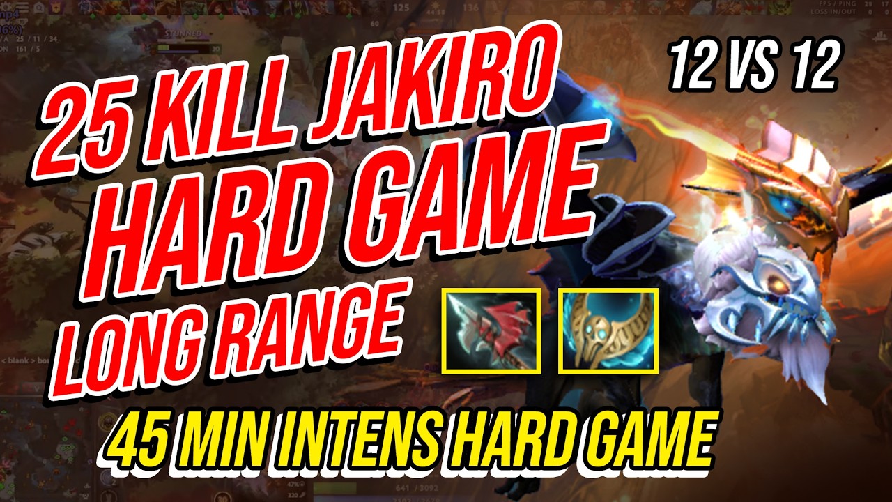 25 KILL, INTENSE HARD GAME!!  | Dota 2 Arcade 12v12