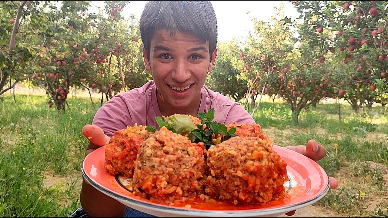 Cooking Rural Style Delicious Meatballs : Village Cooking Channel ...