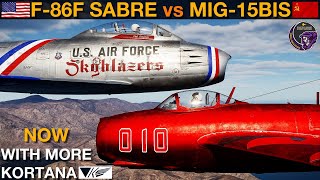 F-86 Sabre vs Mig-15: Single & Group Korean War Dogfights | DCS