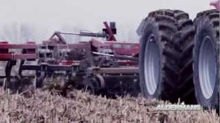 Caseih Ecolo-Till 870 Running In Corn Stubble.