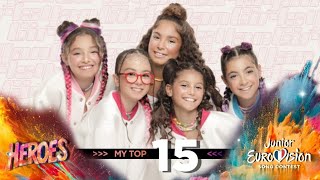 🇫🇷 Junior Eurovision 2023: My Top 15 l NEW! 🇦🇲