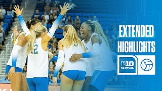 Washington at UCLA | Extended Highlights | Big Ten Volleyball | 11/02/2025