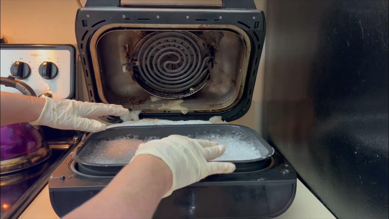 Ninja Foodi Grill CLEANING Can We Clean It??? YouTube