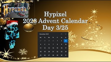 Minecraft - Hypixel 2023 Advent Calendar - Day 3/25