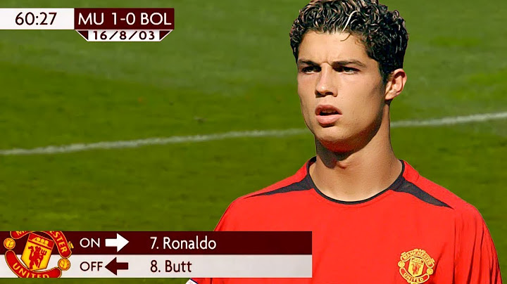JOGO COMPLETO: Manchester United x Bolton Wanderers 2003 4-0, primeira estreia de Cristiano Ronaldo