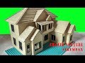 Cara membuat miniatur rumah modern dari karton