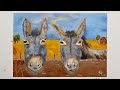 These donkey eyes will mesmerize you #art #painting #satisfying