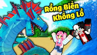 MỀU THỬ THÁCH TIÊU DIỆT QUÁI VẬT RỒNG BIỂN KHỔNG LỒ TRONG MINECRAFT*REDHOOD BẮT ĐƯỢC THỦY QUÁI MCPE